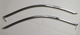 1953 Cadillac Series 62 Convertible Rear 1/4 Window Upper Frame 1 Pair REPRODUCTION Free Shipping In The USA