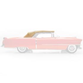 1954 1955 1956 Cadillac Convertible Stayfast Canvas Top With Plastic Curtain And Pads REPRODUCTION Free Shipping In The USA