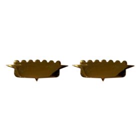 1954 Cadillac Eldorado Exterior Door Emblem Gold Crest Reproduction 1 Pair Free Shipping In The USA