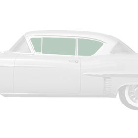 1957 1958 Cadillac 2-Door Hardtop Coupe Glass Set (6 Pieces) PREPRODUCTION Free Shipping In The USA