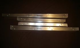 1957 1958 Cadillac Series 75 Limousine Door Sill Plate Set of 4 REPRODUCTION