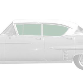 1957 Cadillac Fleetwood Series 60 Special and Series 62 4-Door Hardtop Glass Set (6 Pieces) REPRODUCTION Free Shipping In The USA