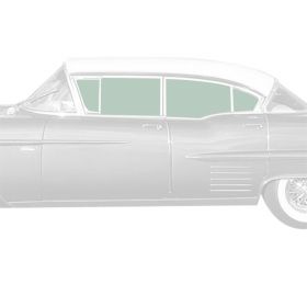 1958 Cadillac 4-Door (See Details) Glass Set (8 Pieces) REPRODUCTION Free Shipping In The USA
