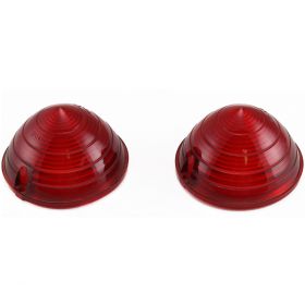 1958 Cadillac (EXCEPT Eldorado) Tail Light Lenses With Guide Markings 1 Pair REPRODUCTION Free Shipping In The USA