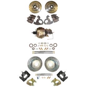 1962 1963 1964 1965 1966 Cadillac Front and Rear Disc Brake Conversion Kit With Booster and Master Cylinder NEW