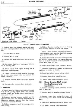 1959 Cadillac Steering Column Exploded View Reference ONLY