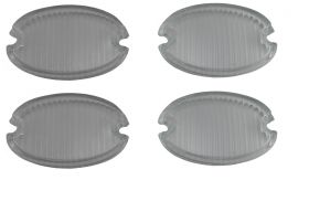 1959 Cadillac Glass Fog and Turn Signal Light Lens Set (4 Pieces) REPRODUCTION Free Shipping In The USA