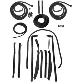 1961 1962 Cadillac Convertible Advanced Rubber Weatherstrip Kit (17 Pieces) REPRODUCTION Free Shipping In The USA