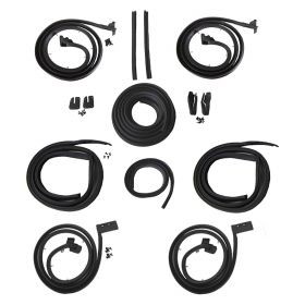 1963 1964 Cadillac Series 62 and Deville 4-Door 4-Window Hardtop Advanced Rubber Weatherstrip Kit (14 Pieces) REPRODUCTION Free Shipping In The USA