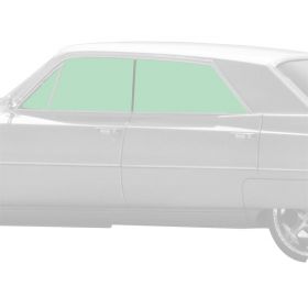 1963 1964 Cadillac Series 62 and Deville 4-Door 4-Window Hardtop Glass Set (6 Pieces) REPRODUCTION Free Shipping In The USA