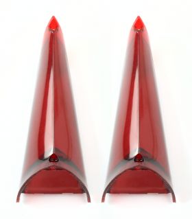 1964 Cadillac Tail Light Fin Lenses 1 Pair REPRODUCTION Free Shipping In The USA