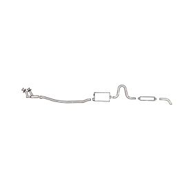 1971 1972 1973 1974 Cadillac (See Details) Aluminized Single Exhaust System REPRODUCTION