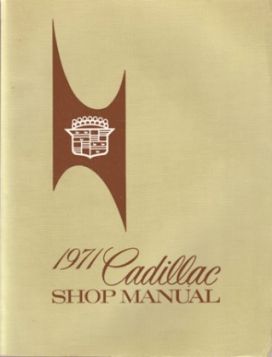 1971 Cadillac Shop Manual REPRODUCTION Free Shipping In The USA