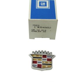 1982 1983 1984 1985 1986 1987 1988 1989 1990 1991 1992 1993 1994 1995 1996 1997 1998 1999 Cadillac (See Details) Roof Panel Crest Emblem NOS Free Shipping In The USA