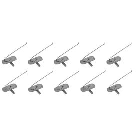 Cadillac Molding Clips Set (3/4 Inch Bolt 1-5/8 Inch Plate Length) (12 Pieces) REPRODUCTION