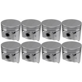 1957 1958 Cadillac 365 Engine (See Details) Flat Top Piston Set (8 Pieces) REPRODUCTION Free Shipping In The USA