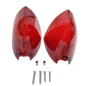 1951 1952 1953 Cadillac Tail Light Lenses 1 Pair REPRODUCTION Free Shipping In The USA