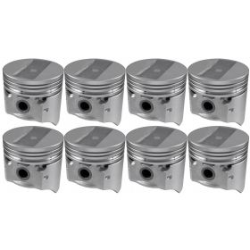 1958 1959 1960 1961 1962 Cadillac 365 And 390 Engine (See Details) Piston Set (8 Pieces) REPRODUCTION Free Shipping In The USA
