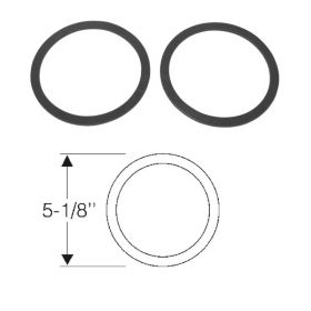 1954 Cadillac Fog Light Lens To Reflector Gaskets 1 Pair REPRODUCTION Free Shipping In The USA