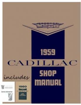 1959 1960 Cadillac All Models Service Manual CD REPRODUCTION Free Shipping In The USA