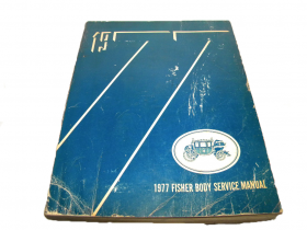 1977 Fisher Body Service Manual USED Free Shipping In The USA