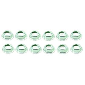 Washer Lock Nut Set (Outer Diameter 1/2 Inch Hex Size 3/8 Inch) (12 Pieces) REPRODUCTION