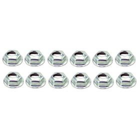 Washer Lock Nut Set (Outer Diameter 1/2 Inch Hex Size 3/8 Inch) (12 Pieces) REPRODUCTION