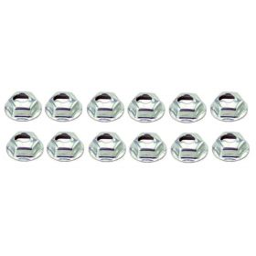 Washer Lock Nut Set (Outer Diameter 1/2 Inch Hex Size 3/8 Inch) (12 Pieces) REPRODUCTION