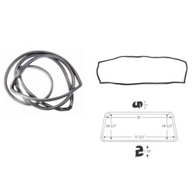 1961 1962 Cadillac (See Details) Windshield Rubber Weatherstrip REPRODUCTION Free Shipping In The USA