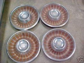 1961 Cadillac Wheel Covers Hub Caps Copper Color