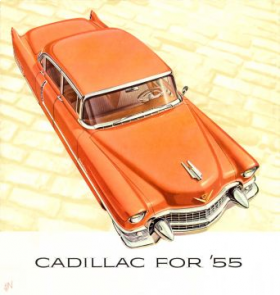 1955 Cadillac Full-Line Sales Brochure NOS Free Shipping In The USA