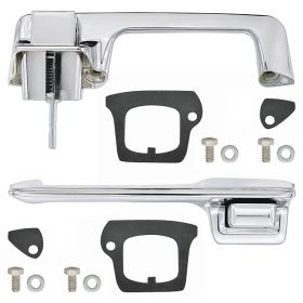 1967 1968 Cadillac 2-Door Coupe And Convertible (EXCEPT Eldorado) Exterior Door Handles 1 Pair REPRODUCTION Free Shipping In The USA