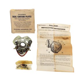 1937 1938 1939 1940 1941 1942 1946 1947 1948 Cadillac LaSalle (See Details) Dual Ignition Plate Kit NORS Free Shipping In The USA