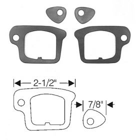 1971 1972 1973 1974 1975 1976 1977 1978 1979 Cadillac Exterior Door Handle Gasket Set (4 Pieces) REPRODUCTION