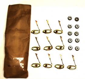 1963 Cadillac (See Details) Wheel Well Molding Clips Set of 20 Pieces NOS Free Shipping In The USA