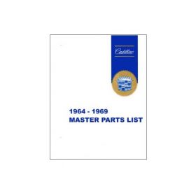 1964 1965 1966 1967 1968 1969 Cadillac Master Parts Book REPRODUCTION Free Shipping In The USA