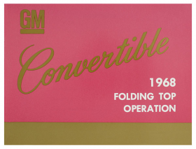 1968-cadillac-convertible-top-instructions-manual-reproduction