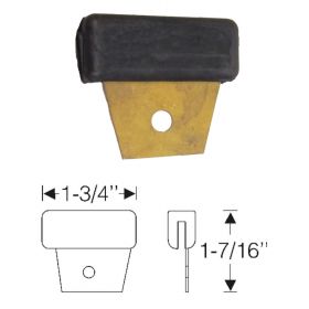 1938 1939 1940 Cadillac Spare Tire Rubber Bumper (Screw On Type) REPRODUCTION