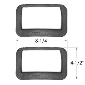 1953 Cadillac Fog Light Rubber Mounting Pads 1 Pair REPRODUCTION Free Shipping In The USA