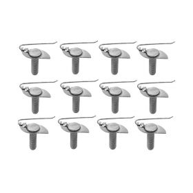 Cadillac Molding Clips Set (5/16 Inch Wide By 3/4 Inch Long Plate) (12 Pieces) REPRODUCTION