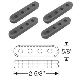 1952 1953 1954 1955 1956 1957 1958 1959 1960 1962 Cadillac Spark Plug Wire Rubber Spacer Set (4 Pieces) REPRODUCTION Free Shipping In The USA