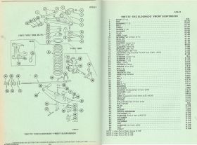 1967 1968 1969 1970 Cadillac Deville RWD Front Suspension Exploded View