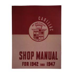 1942 1946 1947 Cadillac Shop Manual REPRODUCTION Free Shipping In The USA