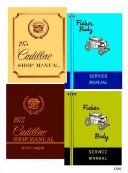 1974 1975 Cadillac All Models Service Manuals CD REPRODUCTION Free Shipping In The USA