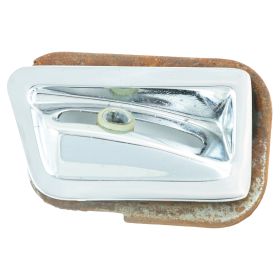 1961 1962 1963 1964 Cadillac (EXCEPT Series 75 Limousine) Exterior Left Driver Side Rear View Mirror Inner Escutcheon (B Quality) USED Free Shipping In The USA