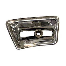 1965 1966 Cadillac chrome Remote Mirror Escutcheon/bezel Drivers Side Interion USED Free Shipping In The USA