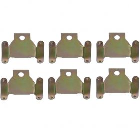1961 1962 1963 1964 1965 Cadillac Series 75 Limousine Lower Windshield Outer Clips Set (6 Pieces) REPRODUCTION Free Shipping In The USA