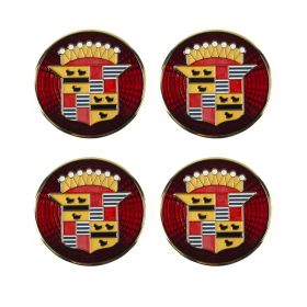 1941 1942 1946 1947 1948 1949 1950 1951 1952 Cadillac Wheel Cover Hub Cap Medallion Set (4 Pieces) REPRODUCTION Free Shipping In The USA 