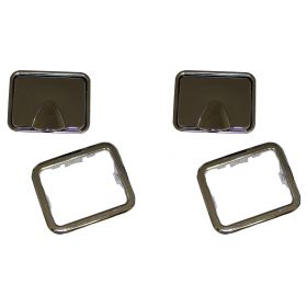 1948 1949 1950 1951 1952 1953 1954 1955 1956 1957 1958 1959 1960 1961 1962 1963 1964 Cadillac Rear Ashtray Insert 1 Pair REPRODUCTION Free Shipping In The USA