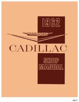 1962 Cadillac All Models Service Manual CD REPRODUCTION Free Shipping In The USA